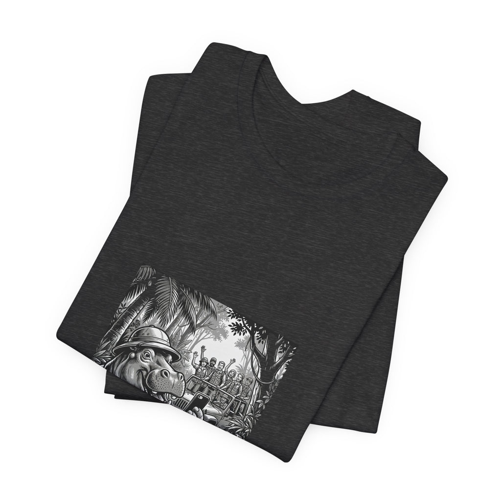 Vintage Surreal Beach Scene Tee — "embracing my past fantasy proud" Graphic T‑Shirt