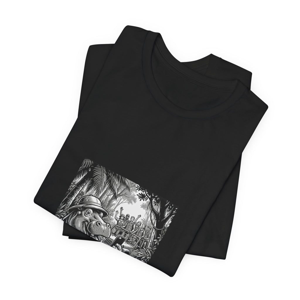 Vintage Surreal Beach Scene Tee — "embracing my past fantasy proud" Graphic T‑Shirt