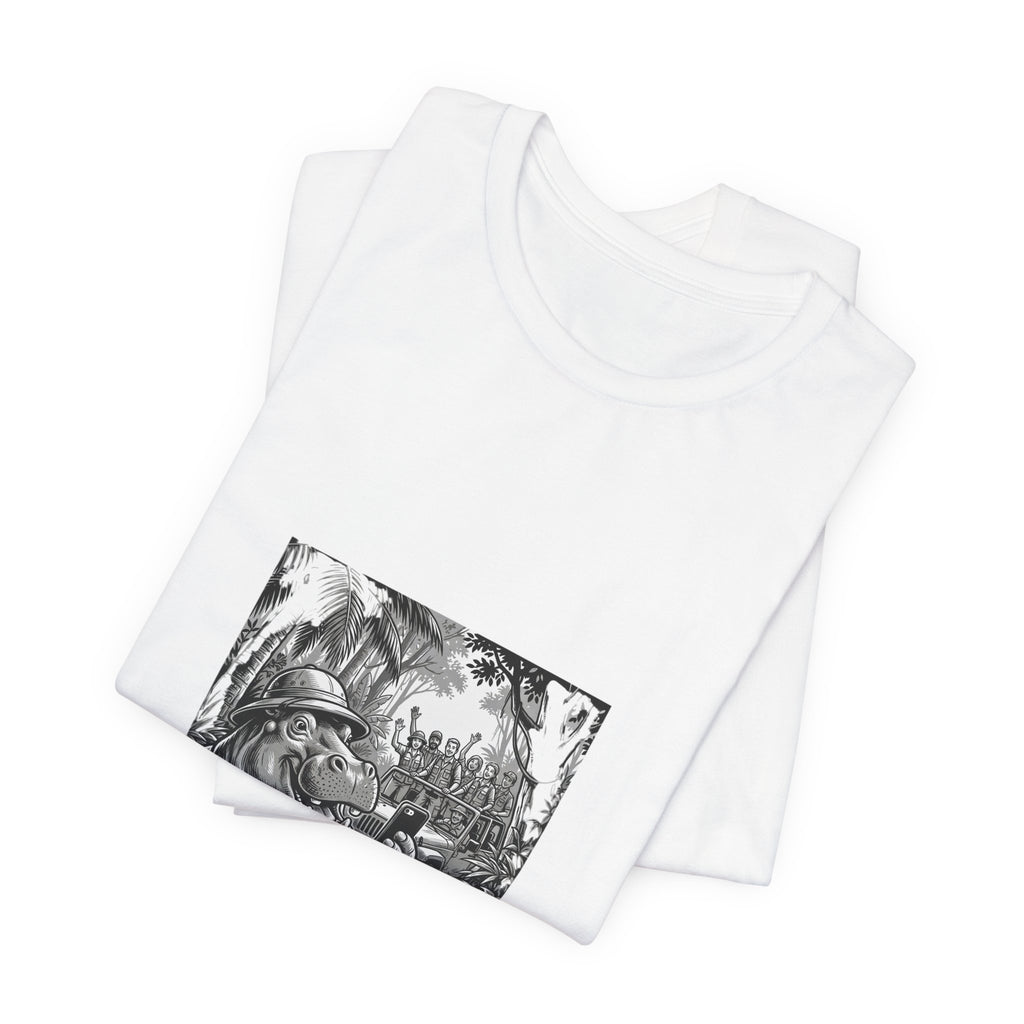 Vintage Surreal Beach Scene Tee — "embracing my past fantasy proud" Graphic T‑Shirt