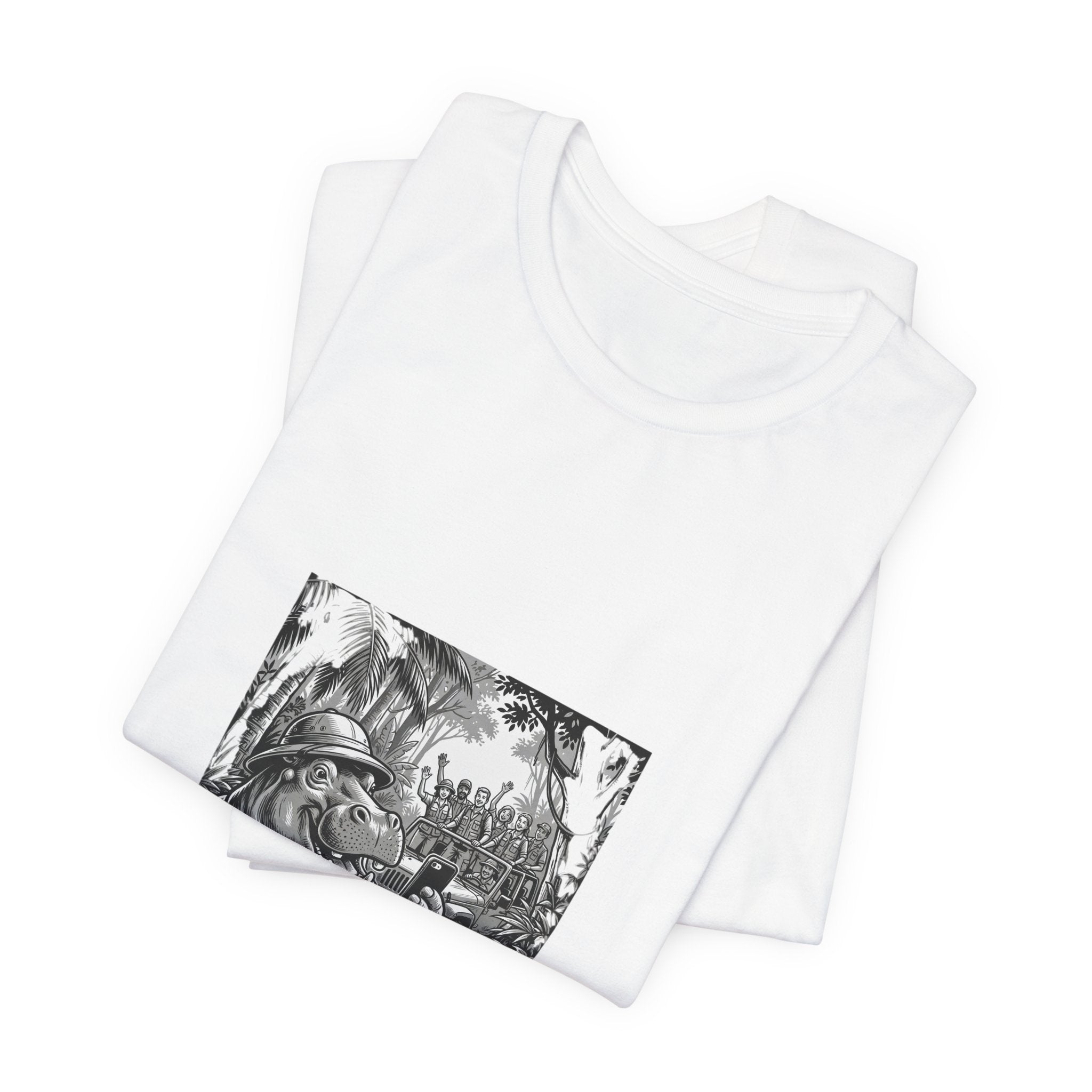 Vintage Surreal Beach Scene Tee — "embracing my past fantasy proud" Graphic T‑Shirt